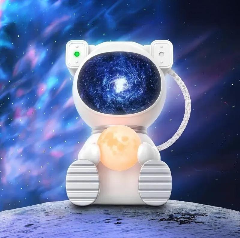 Astronauten Stella - Nattlampa + Galaxylampa + Stjärnhimmel