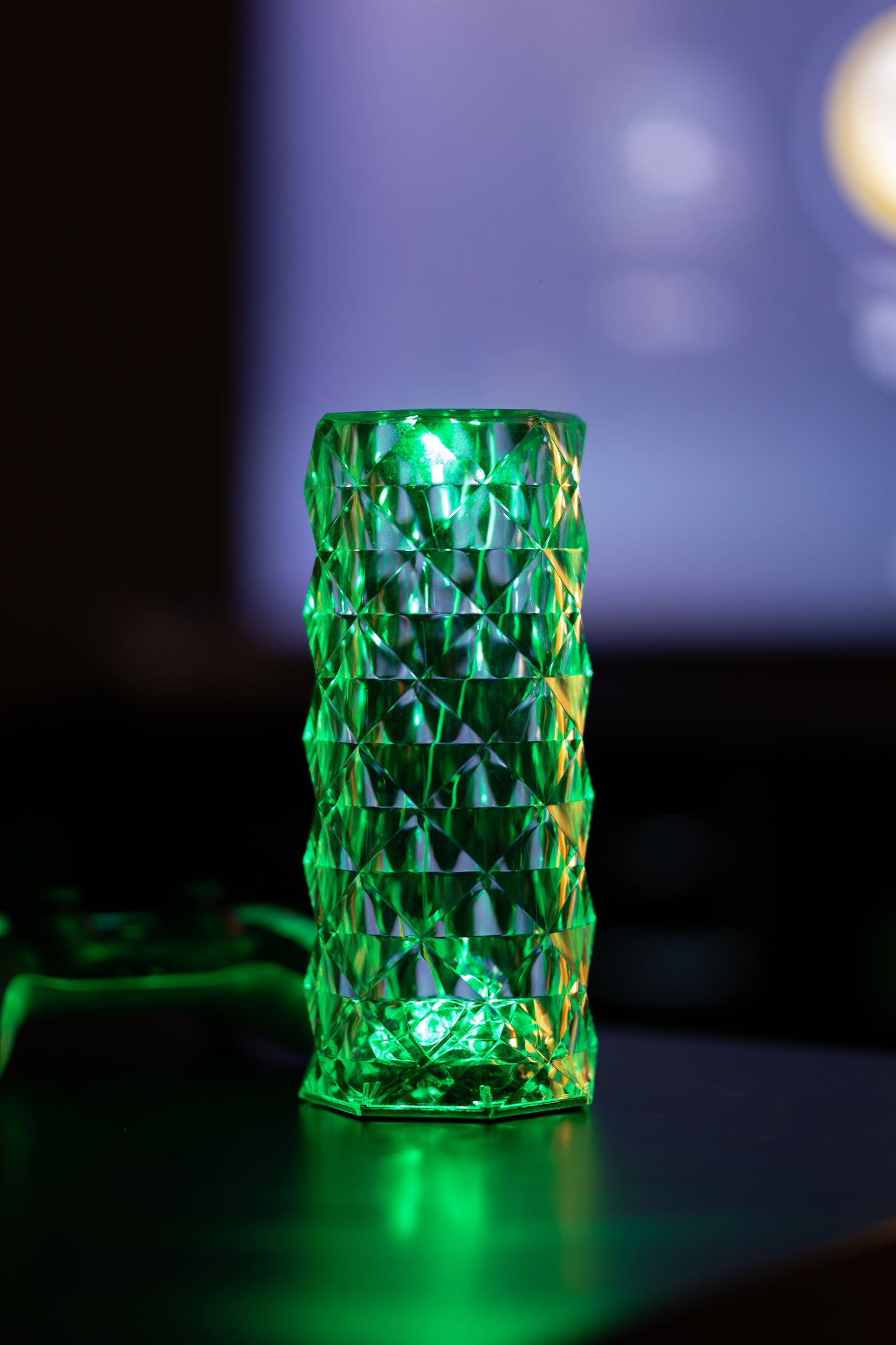 Laddbar Bordslampa - Kristallampa